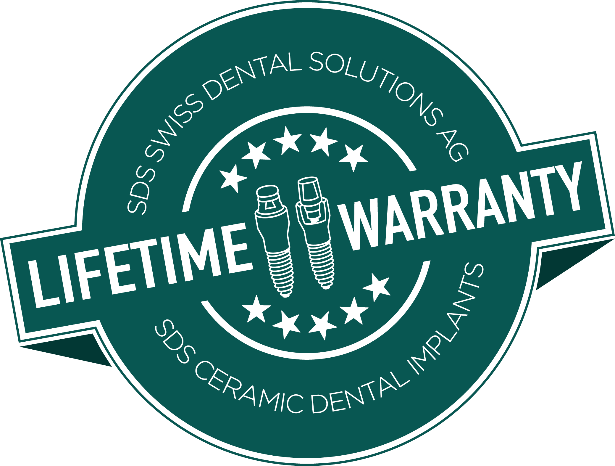 SDS Lifetime Warranty auf SDS Keramikimplantate